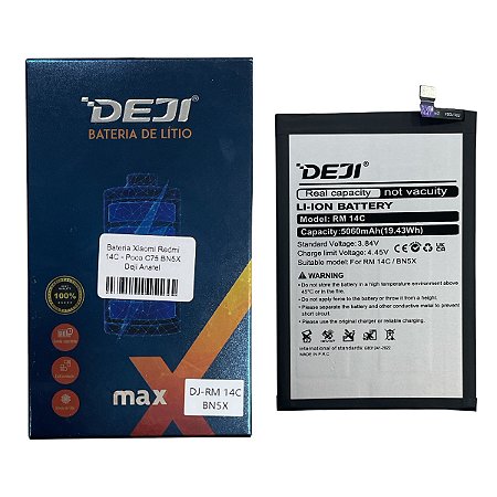 Bateria Xiaomi Redmi 14C - Poco C75 BN5X Deji Anatel