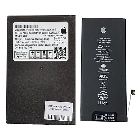 Bateria Apple iPhone XR Foxconn Black