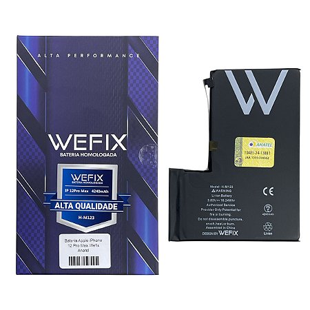 Bateria Apple iPhone 12 Pro Max Wefix Anatel