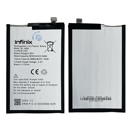 Bateria infinix Hot 11A BL58BX Original