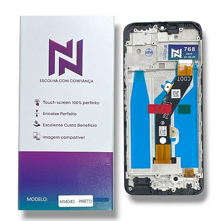 Frontal Tela Infinix Hot 30i X669 IPS LCD NN C-Aro