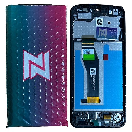 Frontal Tela Motorola Moto E13 IPS LCD NN C- Aro