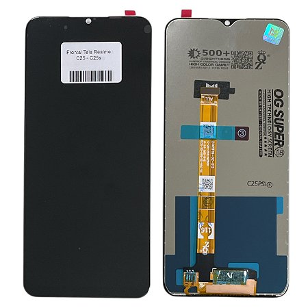 Frontal Tela Realme C25 - C25s - A16 - A16s - A54s IPS LCD NN