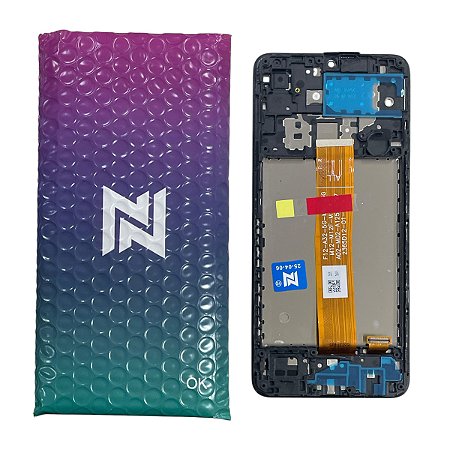 Frontal Tela Samsung A02 IPS LCD NN C- Aro