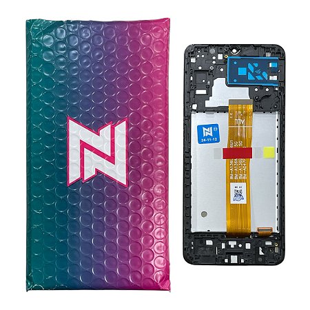 Frontal Tela Samsung A04s PLS LCD NN C- Aro