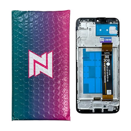 Frontal Tela Samsung A23 5G PLS LCD NN C- Aro