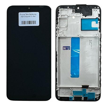 Frontal Tela Samsung A25 Oled NN C- Aro