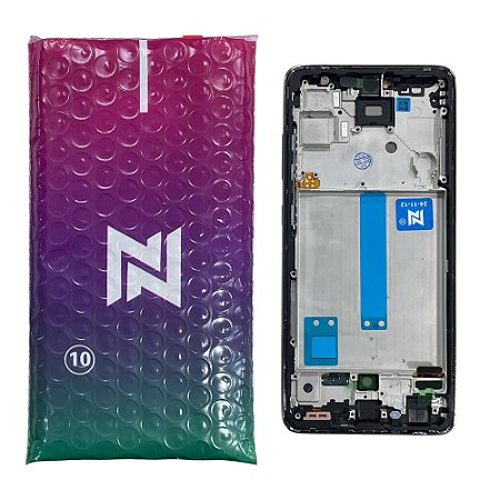 Frontal Tela Samsung A52 5G - A52s Preto Incell NN C- Aro