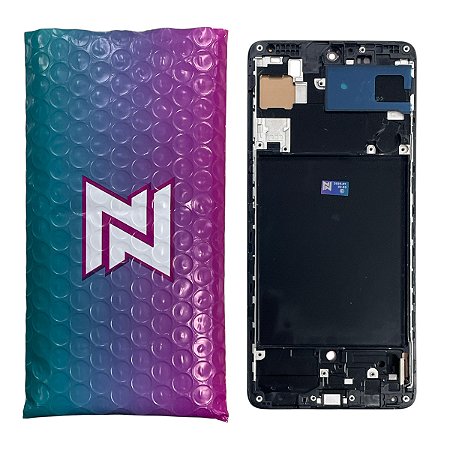 Frontal Tela Samsung A71 Oled NN C- Aro