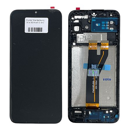 Frontal Tela Samsung M14 5G PLS LCD NN C- Aro