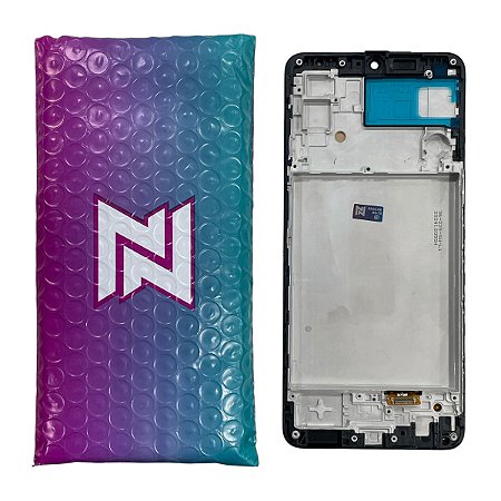 Frontal Tela Samsung M22 Oled NN C- Aro