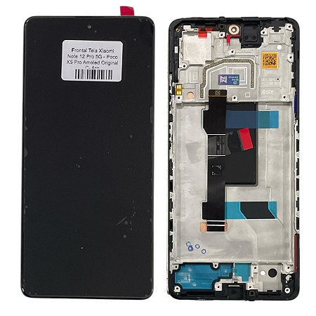Frontal Tela Xiaomi Note 12 Pro 5G - Poco X5 Pro Oled NN C- Aro
