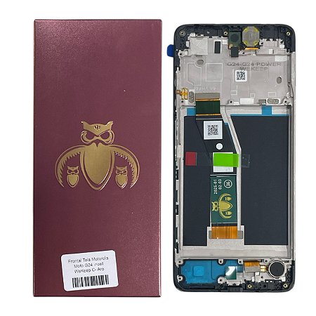 Frontal Tela Motorola Moto G24 - G24 Power IPS LCD WeKeep C- Aro
