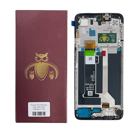 Frontal Tela Motorola Moto G34 IPS LCD WeKeep C- Aro