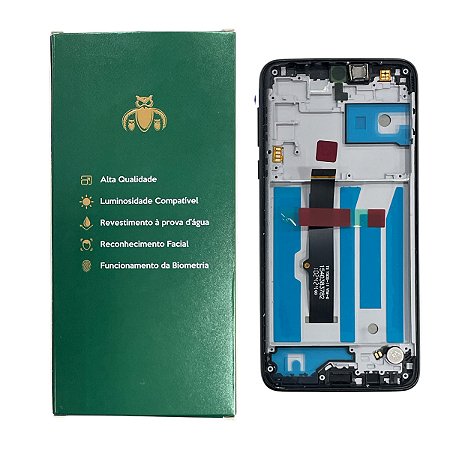 Frontal Tela Motorola Moto G8 Play - One Macro IPS LCD WeKeep C- Aro