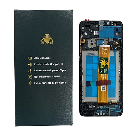 Frontal Tela Samsung A02 IPS LCD WeKeep C- Aro