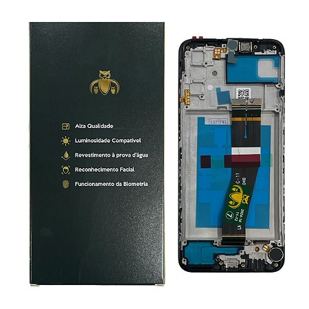 Frontal Tela Samsung A02s IPS LCD WeKeep C- Aro