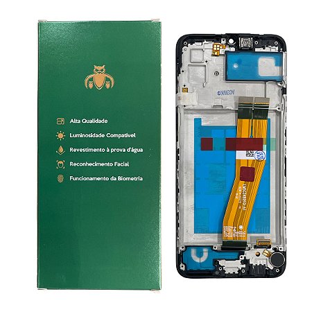 Frontal Tela Samsung A03 PLS TFT LCD WeKeep C- Aro