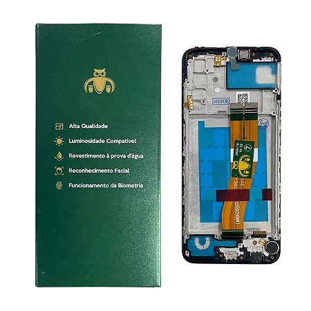 Frontal Tela Samsung A03s PLS TFT LCD WeKeep C- Aro