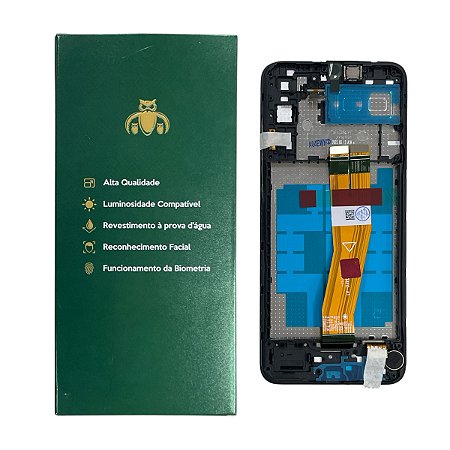 Frontal Tela Samsung A04e PLS LCD WeKeep C-Aro