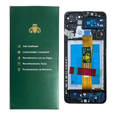 Frontal Tela Samsung A04s PLS LCD WeKeep C- Aro