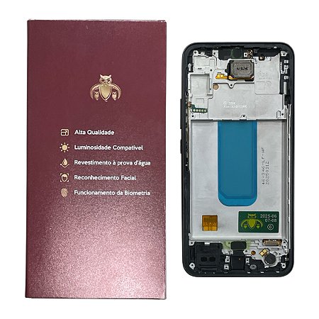 Frontal Tela Samsung A34 Oled WeKeep C- Aro