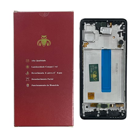 Frontal Tela Samsung A53 5G Oled WeKeep C- Aro