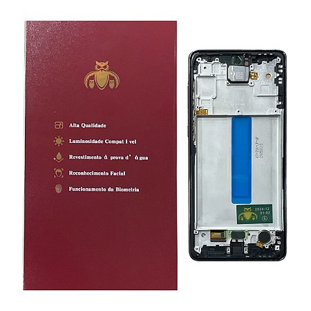 Frontal Tela Samsung A73 Oled WeKeep C- Aro