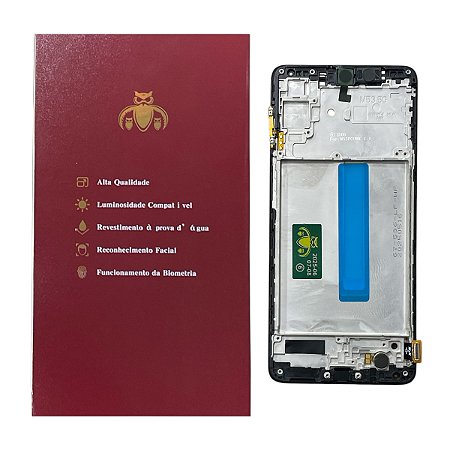 Frontal Tela Samsung M53 5G Oled WeKeep C- Aro