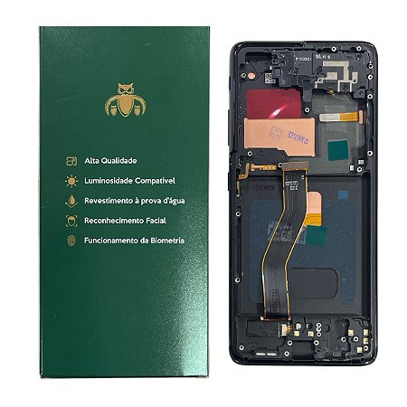 Frontal Tela Samsung S21 Ultra Oled Preto WeKeep C- Aro