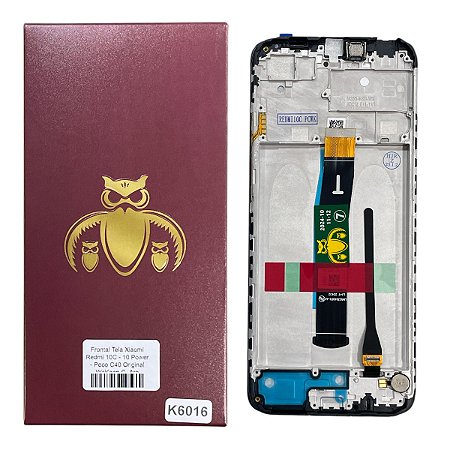 Frontal Tela Xiaomi Redmi 10C - 10 Power - Poco C40 IPS LCD WeKeep C- Aro
