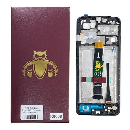 Frontal Tela Xiaomi Redmi 12C - Poco C55 IPS LCD WeKeep C- Aro