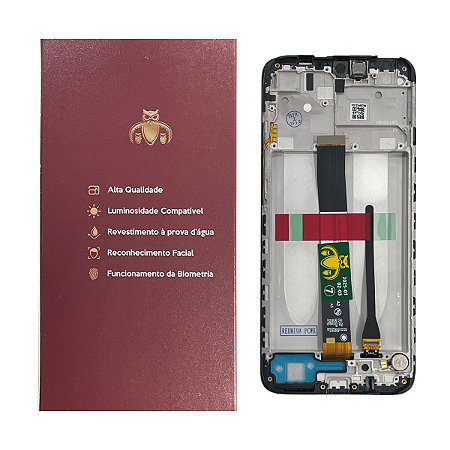 Frontal Tela Xiaomi Redmi 9A - 9C - 9i - 10A - Poco C3 - C31 IPS LCD WeKeep C- Aro