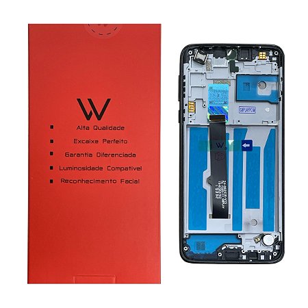 Frontal Tela Motorola Moto G8 Play - One Macro IPS LCD Wefix C- Aro