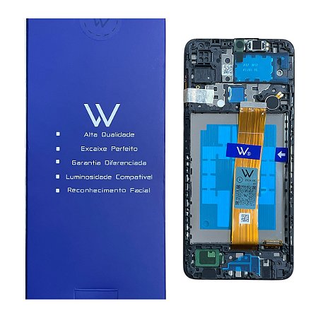 Frontal Tela Samsung A12 - M12 A125 / A127 IPS LCD Wefix C- Aro