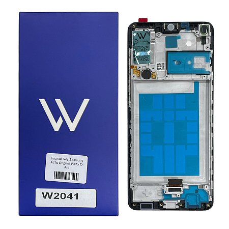 Frontal Tela Samsung A21s PLS TFT LCD Wefix C- Aro