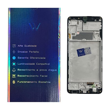 Frontal Tela Samsung A22 4G Oled Wefix C- Aro