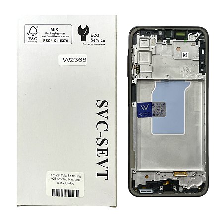 Frontal Tela Samsung A26 Amoled Nacional Wefix C- Aro