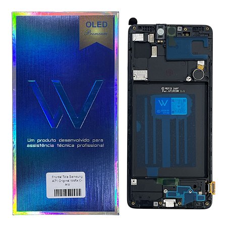 Frontal Tela Samsung A71 Oled Wefix C- Aro