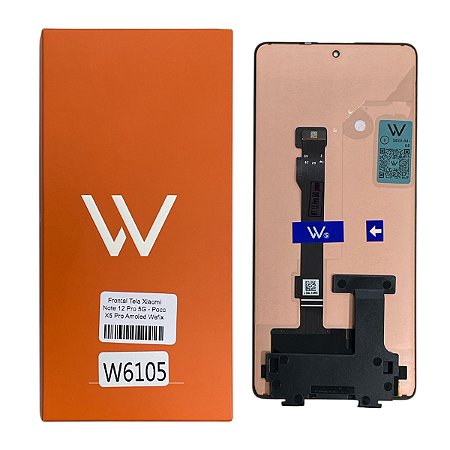 Frontal Tela Xiaomi Note 12 Pro 5G - 12 Pro Plus - Poco X5 Pro Amoled Wefix