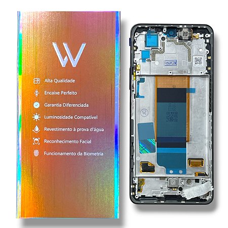 Frontal Tela Xiaomi Poco F4 5G - Mi 11x - Mi 11 Amoled Nacional Wefix C-Aro Preto