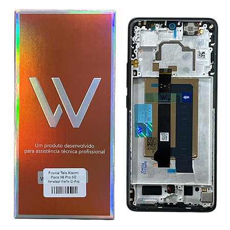Frontal Tela Xiaomi Poco X6 Pro 5G Amoled Wefix C-Aro