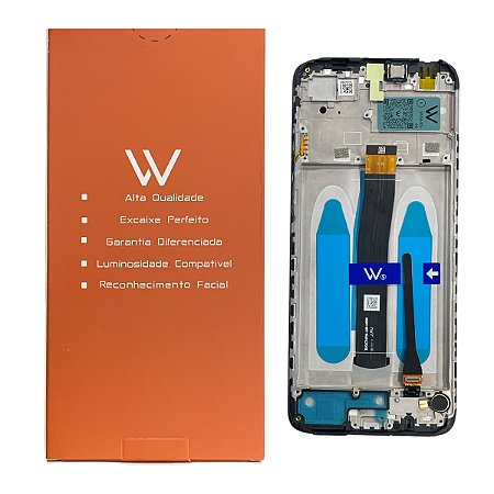 Frontal Tela Xiaomi Redmi 10C - 10 Power - Poco C40 IPS LCD Wefix C- Aro