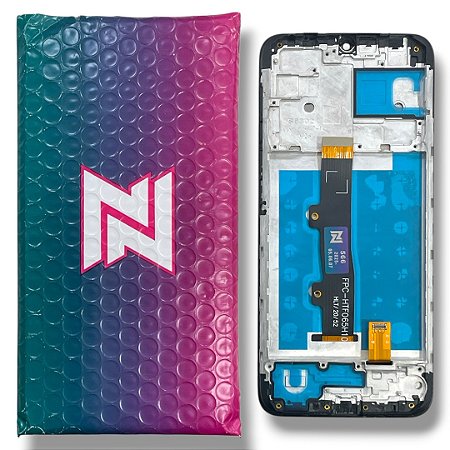 Frontal Tela Motorola Moto E7 Power IPS LCD NN C- Aro