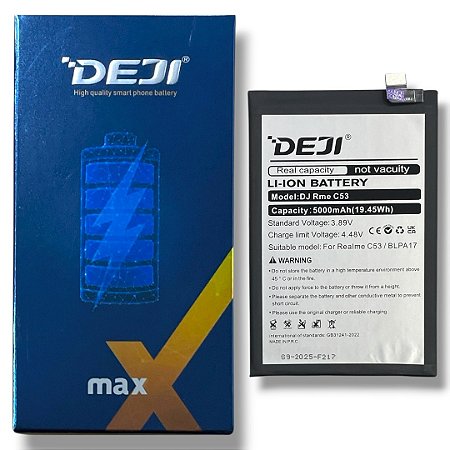 Bateria Realme C53 -  C65 - C67 BLPA17 Deji Anatel