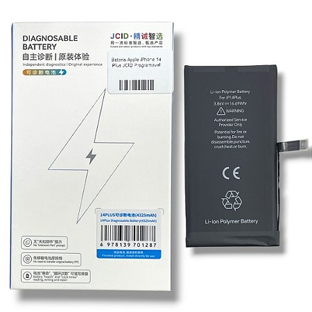 Bateria Apple iPhone 14 Plus JCID Programavel
