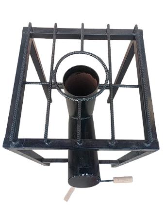 Fogareiro a Lenha Portátil com Suporte 72cm