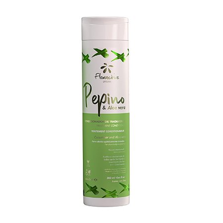 [AQ] - CONDICIONADOR PEPINO E ALOE VERA PARA CABELOS QUIMICAMENTE TRATADOS 300ML