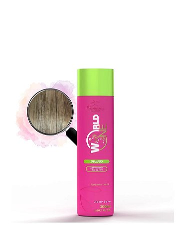 [BA] - Shampoo Profissional Cabelos Com Quimica World One 300ml