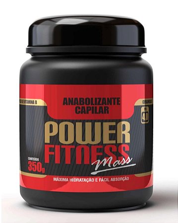 [BE] - MASCARA REPOSITORA DE MASSA CAPILAR POWER FITNESS MASS 350GR